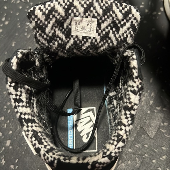 VANS UltraRange Hi DL MTE Woven Black Mountain Ed. Womens 9.5 Mens 8 - Picture 6 of 7